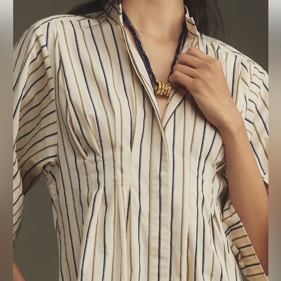 Anthropologie Mare Mare Mock Neck Midi Dress, Size M - Picture 3 of 7